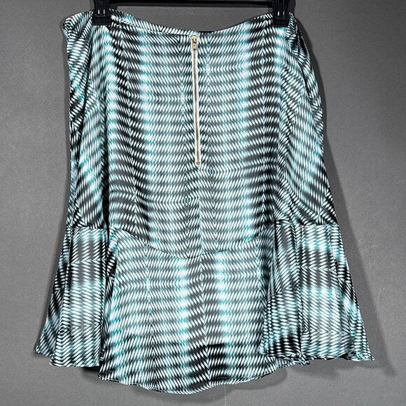 Worthington Ruffle Hem Lined Skirt Size 14 - Picture 9 of 11